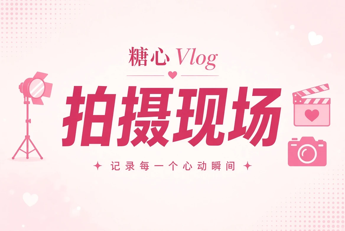 糖心Vlog拍摄整理场景